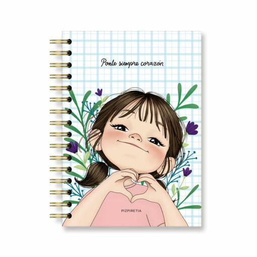 Cuaderno "ponle siempre corazón" (A5)